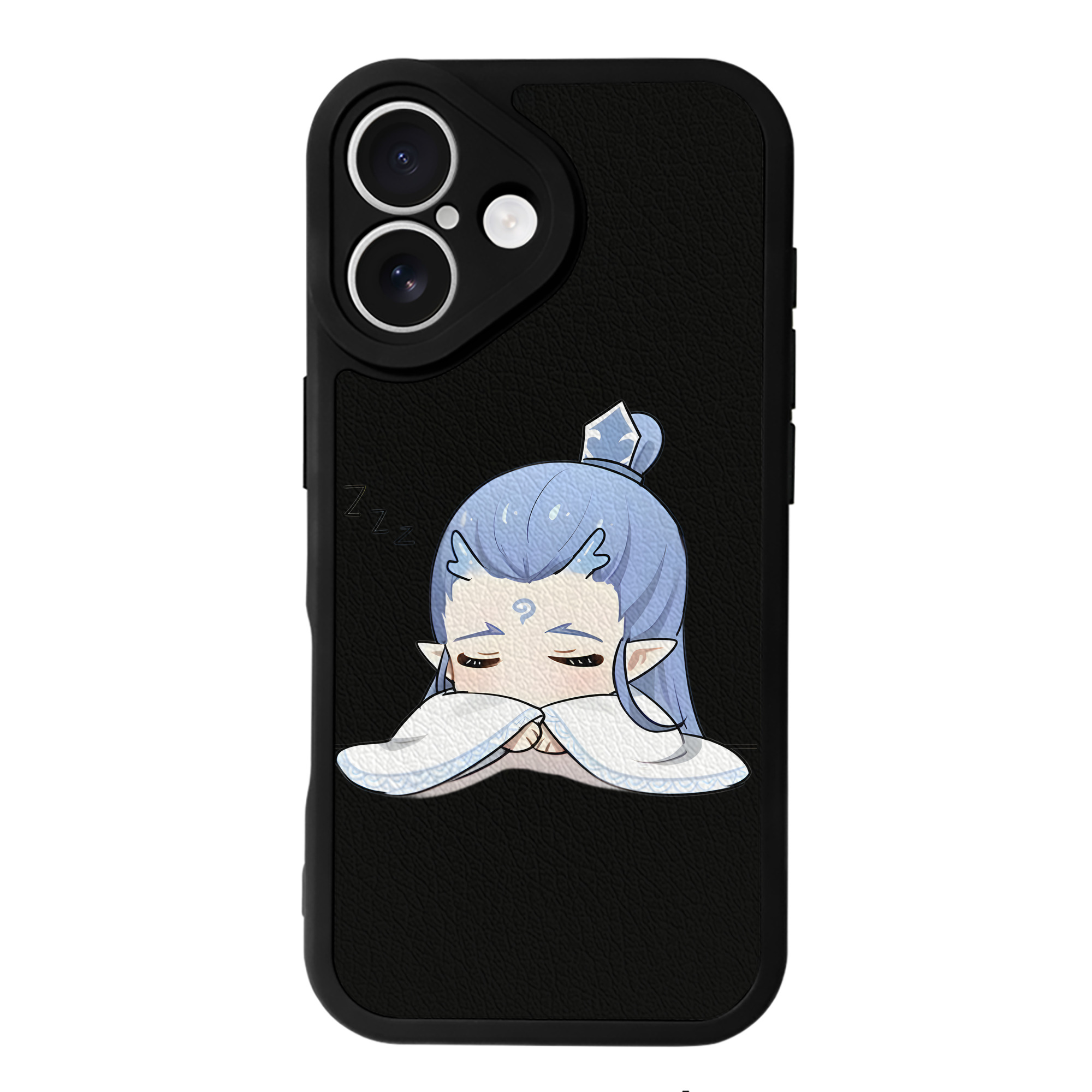 （画像用） Ne Zha 2 ナタ 魔童の大暴れ 【iPhone 16シリーズ対応】シリコンスマホケース（レザー調） 材質：シリコン